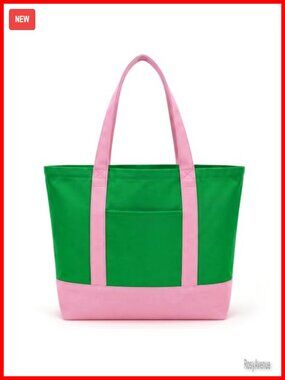 Large Canvas Tote Bag for Women 22L Shoulder Bag College School